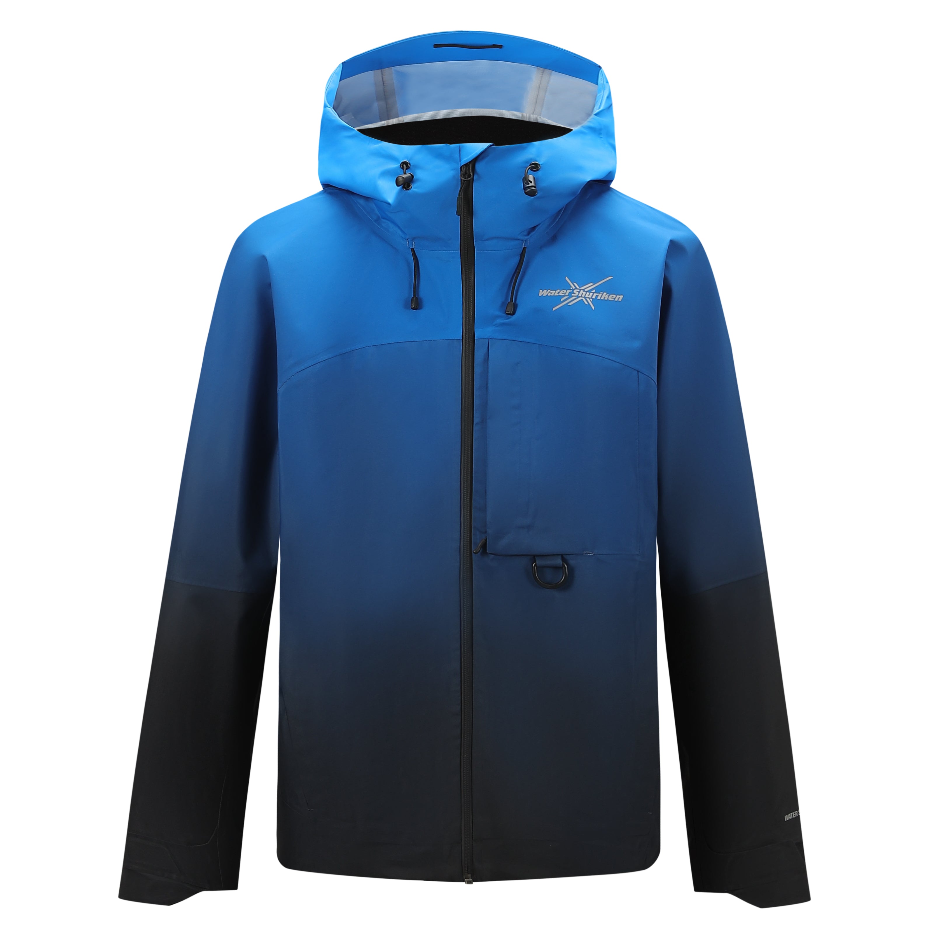 Hard Shell Jacket Blue Gradient blue/black Waterproof Hardshell Jacket – watershuriken